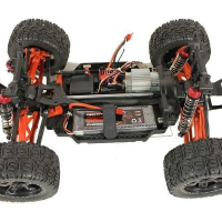 Радиоуправляемый монстр Remo Hobby MMAX UPGRADE (синий) 4WD 2.4G 1/10 RTR