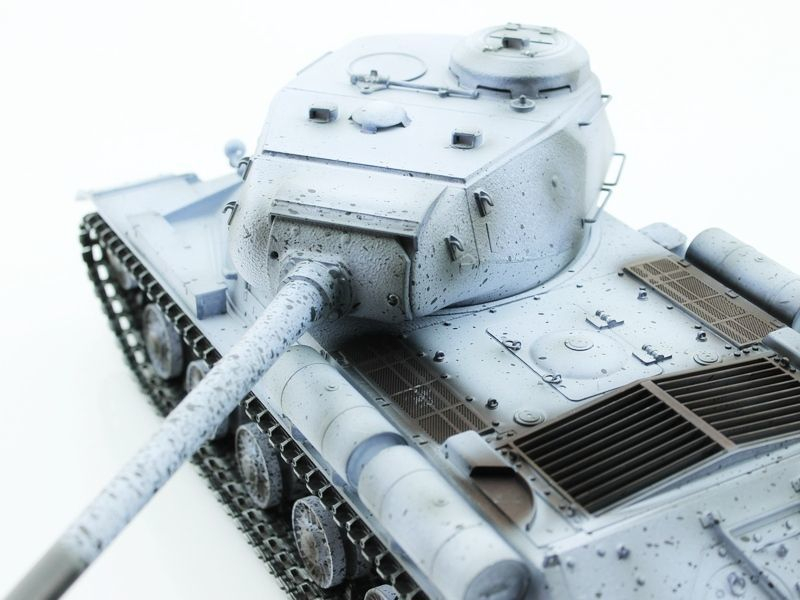 Радиоуправляемый танк Taigen 1/16 ИС-2 модель 1944, СССР, зимний, (для ИК танкового боя) 2.4G Радиоуправляемый танк Taigen 1/16 ИС-2 модель 1944, СССР, зимний, (для ИК танкового боя) 2.4G
