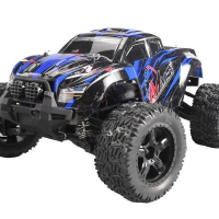 Радиоуправляемый монстр Remo Hobby MMAX Brushless (синий) 4WD 2.4G 1/10 RTR