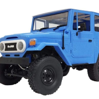 Радиоуправляемая машина WPL японский внедорожник FJ40 (голубая) 4WD 2.4G 1/16 RTR