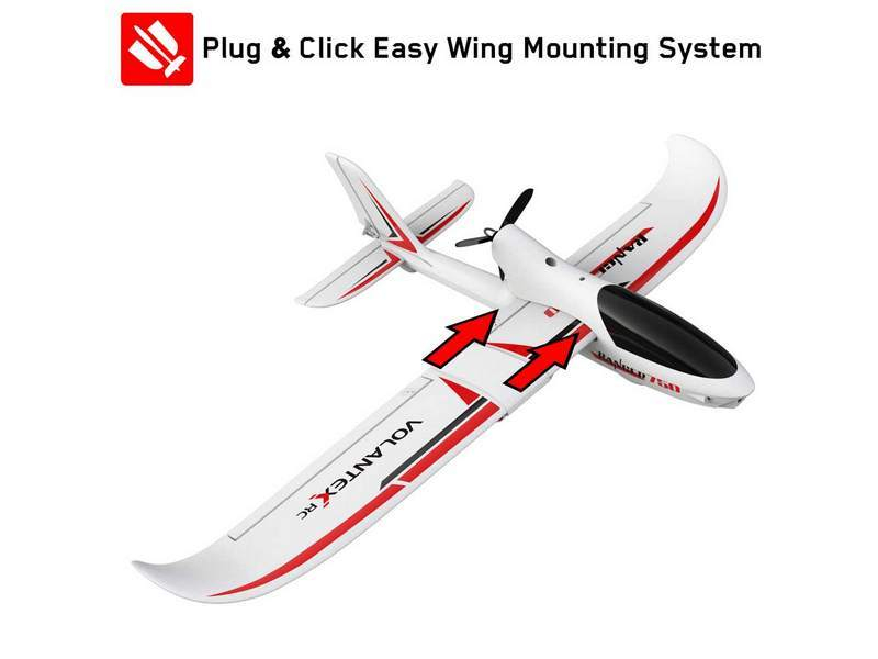 Радиоуправляемый планер Volantex RC Ranger 750мм Brushless 2.4G 4ch LiPo RTF with Gyro