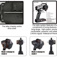 Радиоуправляемый монстр Remo Hobby MMAX (синий) 4WD 2.4G 1/10 RTR