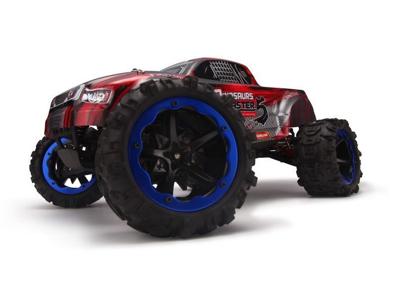 Радиоуправляемый монстр Remo Hobby Dinosaurs Master Brushless UPGRADE (красный) 4WD 2.4G 1/8 RTR