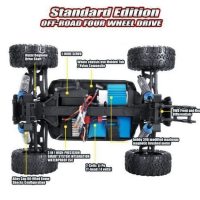 Радиоуправляемая багги Remo Hobby Dingo (зеленая) 4WD 2.4G 1/16 RTR