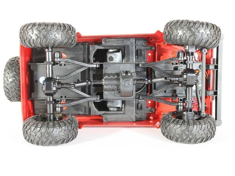 Радиоуправляемая машина MN MODEL английский внедорожник Defender (красный) 4WD 2.4G 1/12 RTR