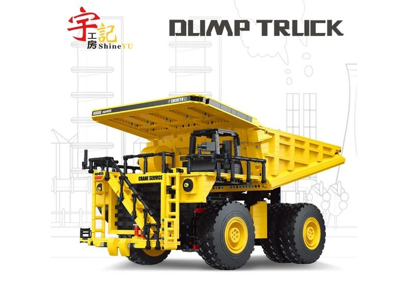 Радиоуправляемый конструктор RCM карьерный самосвал (3665+ деталей)