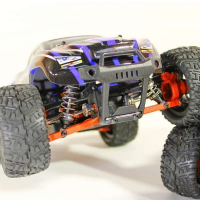 Радиоуправляемый монстр Remo Hobby SMAX UPGRADE (синий) 4WD 2.4G 1/16 RTR