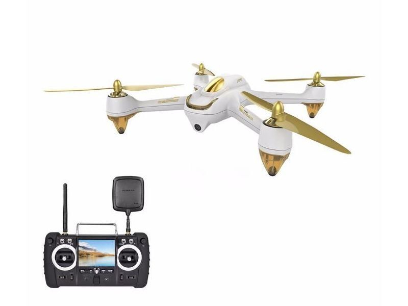 Р/У квадрокоптер Hubsan X4 GPS, FHD + FPV, автовозврат, удержание, следуй за мной, 2.4G (белый)