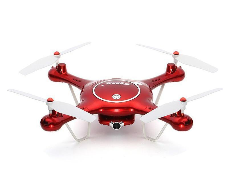 Р/У квадрокоптер Syma X5UW с FPV трансляцией Wi-Fi (HD), барометр 2.4G RTF красный Р/У квадрокоптер Syma X5UW с FPV трансляцией Wi-Fi (HD), барометр 2.4G RTF красный
