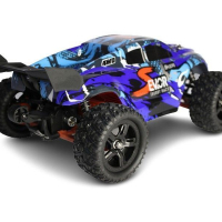 Радиоуправляемая трагги Remo Hobby S EVO-R UPGRADE V2.0 (синяя) 4WD 2.4G 1/16 RTR