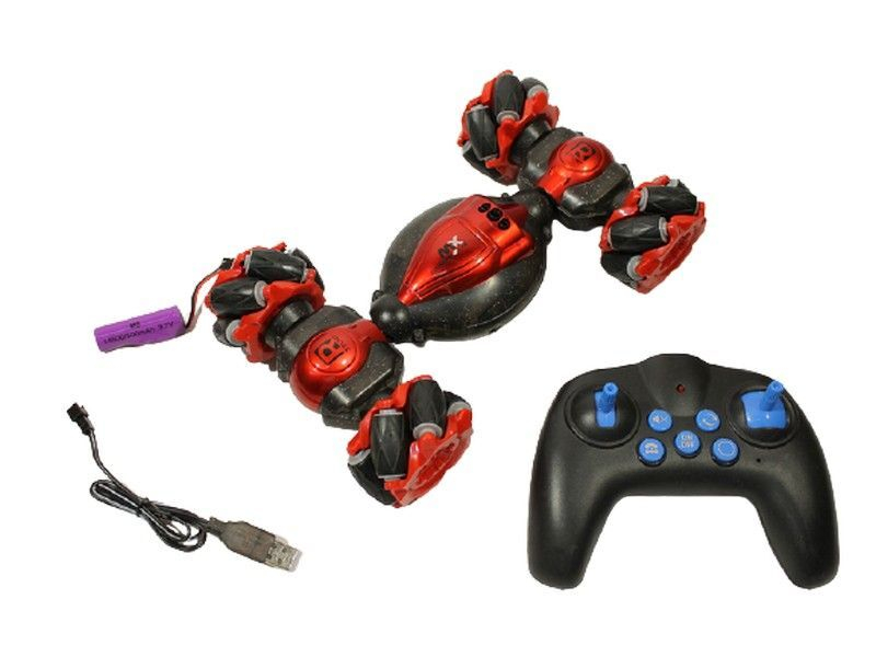 Р/У машинка перевертыш Hyper 1827-19, дрифтовые колеса, управление рукой, 4WD 2.4G RTR