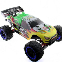 Радиоуправляемая трагги Remo Hobby EVO-R Brushless UPGRADE (зеленая) 4WD 2.4G 1/8 RTR