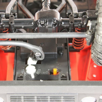Радиоуправляемая машина MN MODEL английский внедорожник Defender (красный) 4WD 2.4G 1/12 RTR