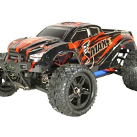 Радиоуправляемый монстр Remo Hobby SMAX V2.0 (красный) 4WD 2.4G 1/16 RTR