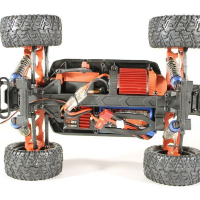 Радиоуправляемый монстр Remo Hobby SMAX UPGRADE V2.0 (красный) 4WD 2.4G 1/16 RTR