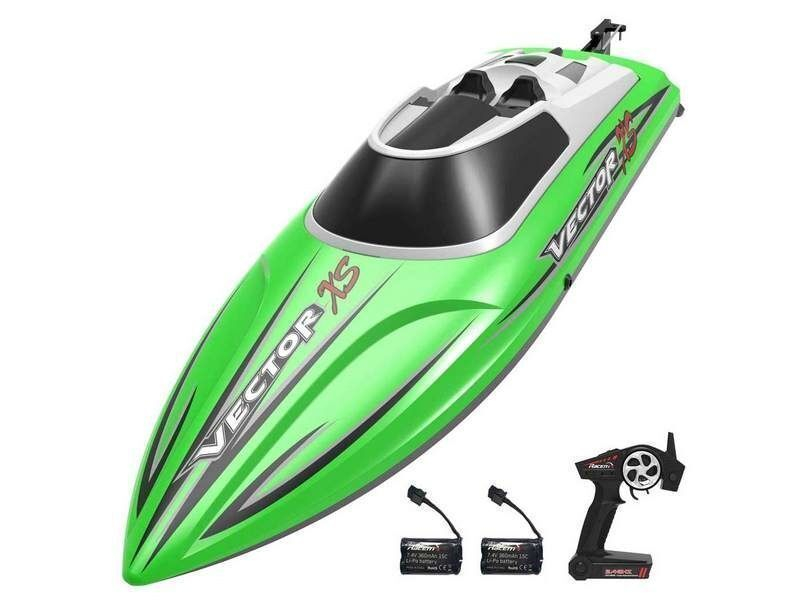 Радиоуправляемый катер Volantex RC Vector XS зеленый 2.4G RTR Радиоуправляемый катер Volantex RC Vector XS зеленый 2.4G RTR