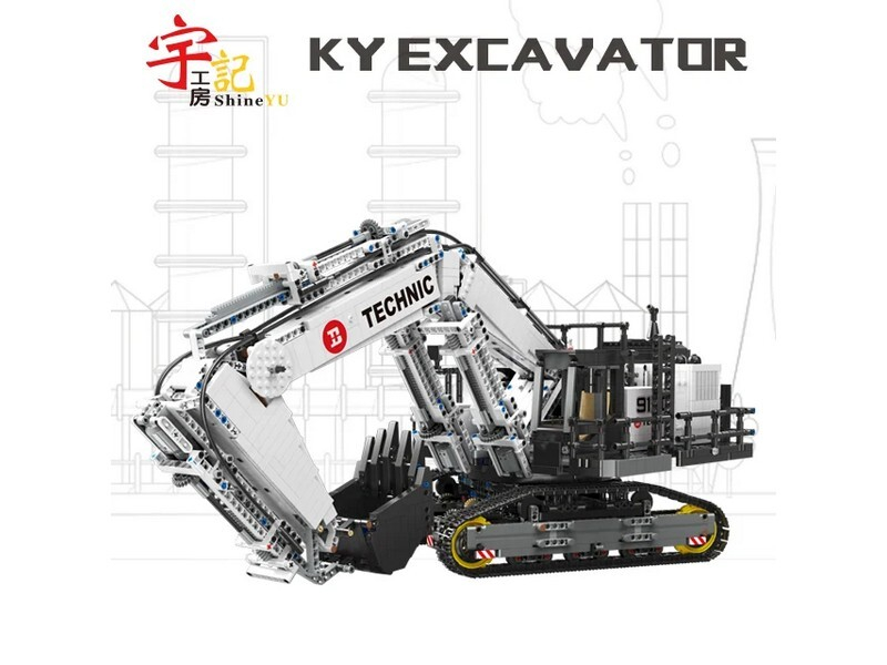 Радиоуправляемый конструктор RCM экскаватор (4342 детали)