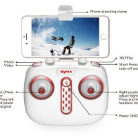 Р/У квадрокоптер Syma X19W Летающая машина с FPV трансляцией Wi-Fi 6-AXIS 2.4G RTF