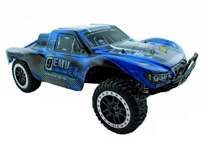 Радиоуправляемый шорт-корс Remo Hobby 9EMU Brushless (синий) 4WD 2.4G 1/8 RTR
