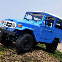 Радиоуправляемая машина WPL японский внедорожник FJ40 (голубая) 4WD 2.4G 1/16 RTR