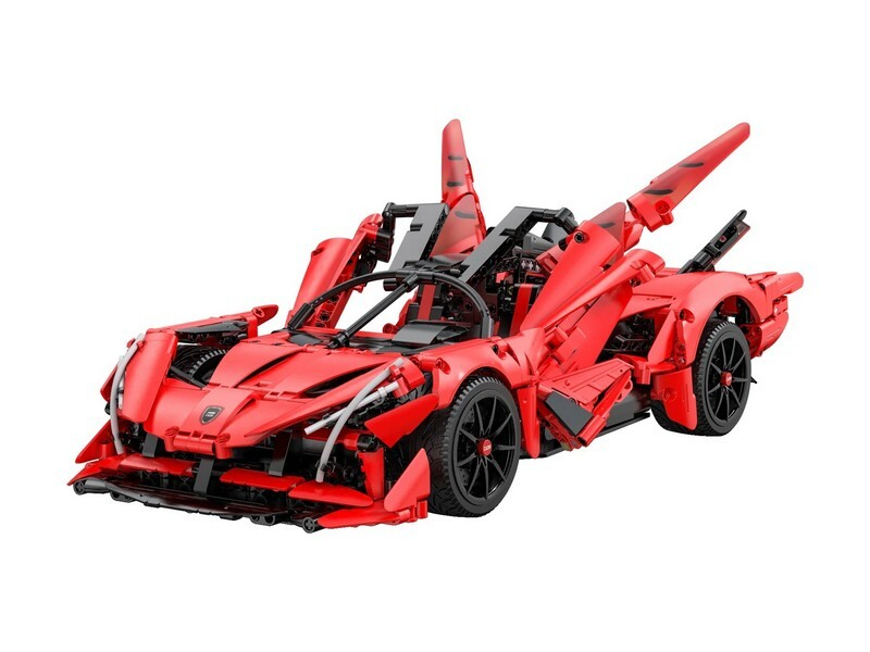 Радиоуправляемый конструктор CADA спортивный автомобиль APE Supercar (1823 детали)