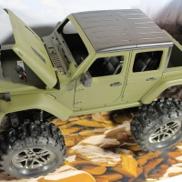 Радиоуправляемый краулер Double Eagle JEEP 1:14 4WD 2.4G (кузов пикап)