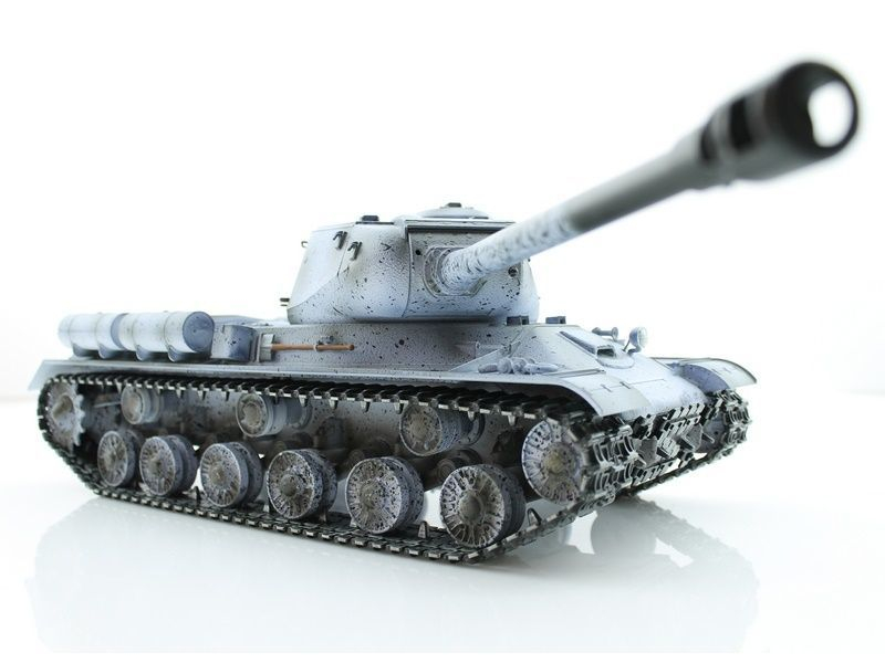 Радиоуправляемый танк Taigen 1/16 ИС-2 модель 1944, СССР, зимний, 2.4G, деревянная коробка Радиоуправляемый танк Taigen 1/16 ИС-2 модель 1944, СССР, зимний, 2.4G, деревянная коробка