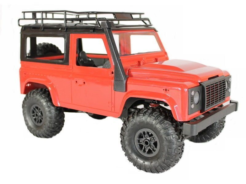 Радиоуправляемая машина MN MODEL английский внедорожник Defender (красный) 4WD 2.4G 1/12 RTR
