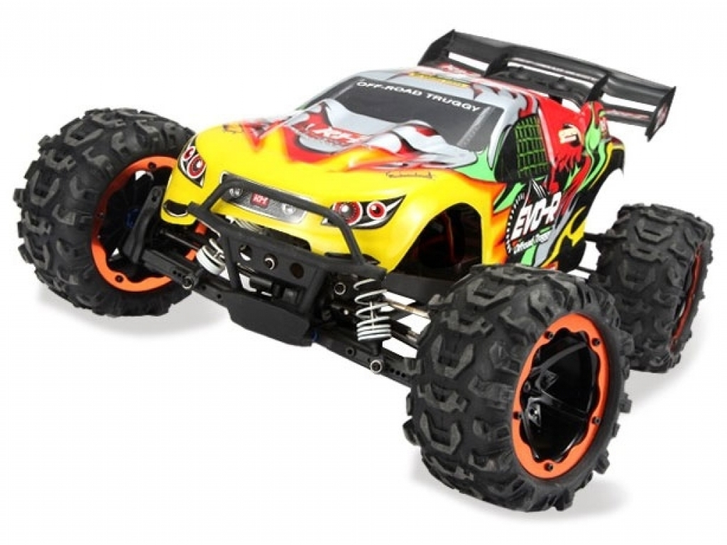 Радиоуправляемая трагги Remo Hobby EVO-R Brushless (красная) 4WD 2.4G 1/8 RTR