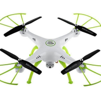 Р/У квадрокоптер Syma X5HW (белый) с FPV трансляцией Wi-Fi, барометр 2.4G RTF