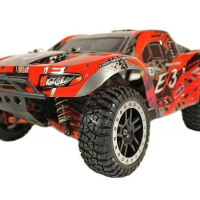 Радиоуправляемый шорт-корс Remo Hobby EX3 UPGRADE (красный) 4WD 2.4G 1/10 RTR