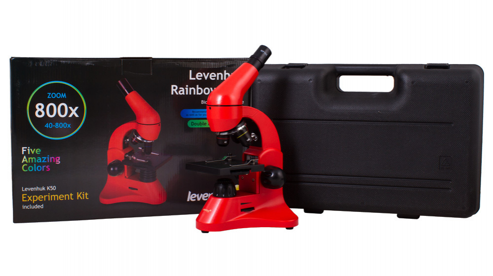 Микроскоп Levenhuk Rainbow 50L Orange\Апельсин
