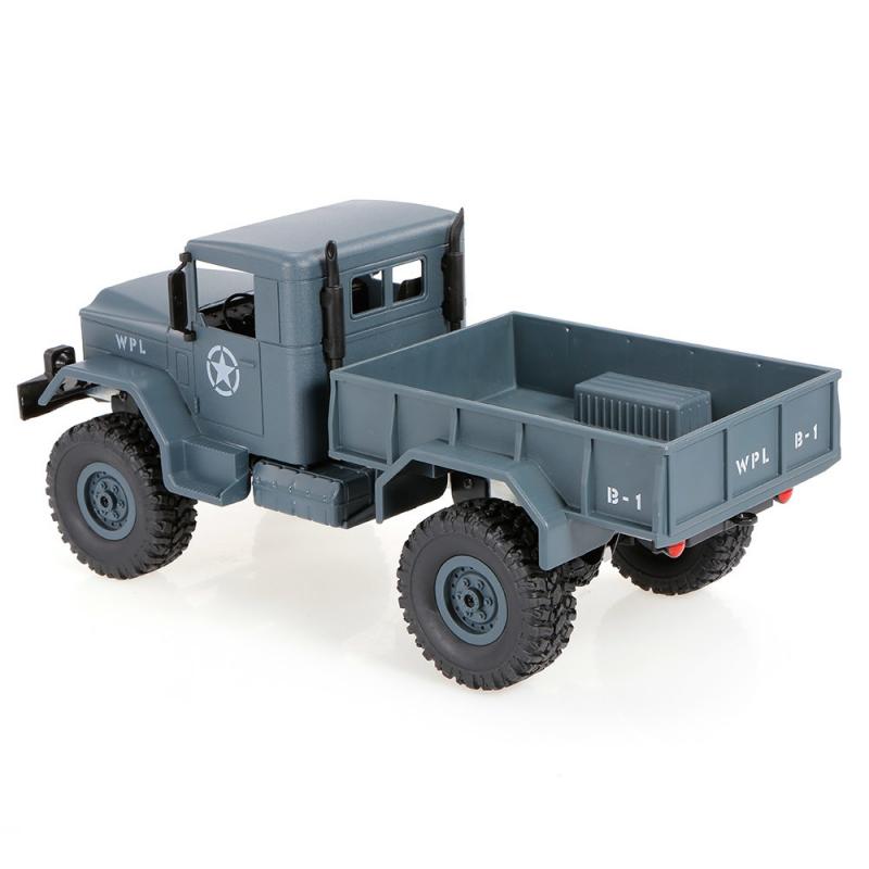 Радиоуправляемая машина WPL военный грузовик (серый) 4WD 2.4G 1/16 KIT Радиоуправляемая машина WPL военный грузовик (серый) 4WD 2.4G 1/16 KIT