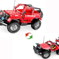 Р/У конструктор CaDA Technic машина Jeep Wrangler (531 деталь)