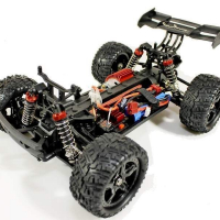 Радиоуправляемая трагги Remo Hobby S EVO-R (красный) 4WD 2.4G 1/16 RTR