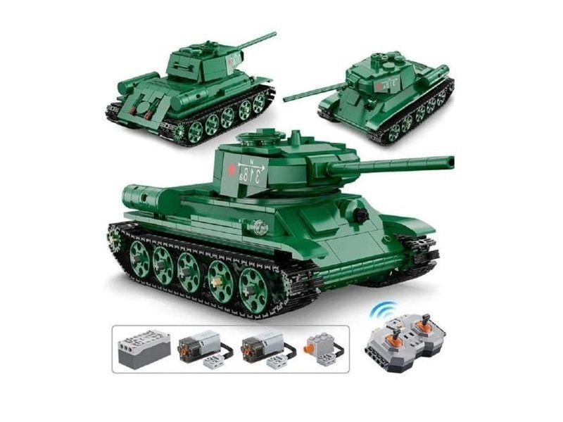 Радиоуправляемый конструктор CaDA MASTER Советский танк Т-34 1/35 (722 детали)