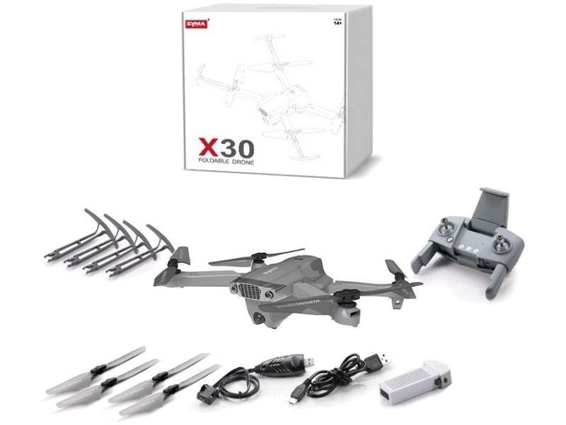 Радиоуправляемый квадрокоптер Syma X30 с FPV трансляцией WiFi, GPS, 2.4G RTF Радиоуправляемый квадрокоптер Syma X30 с FPV трансляцией WiFi, GPS, 2.4G RTF