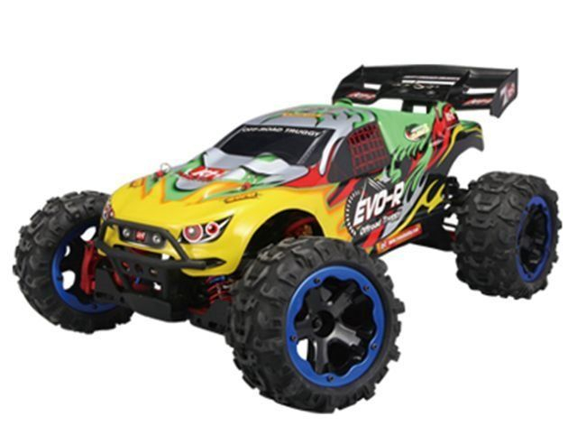 Радиоуправляемая трагги Remo Hobby EVO-R Brushless (зеленая) 4WD 2.4G 1/8 RTR