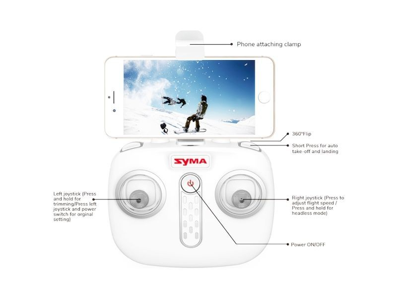 Р/У квадрокоптер Syma X25PRO с FPV трансляцией, GPS, барометр 2.4G RTF Р/У квадрокоптер Syma X25PRO с FPV трансляцией, GPS, барометр 2.4G RTF