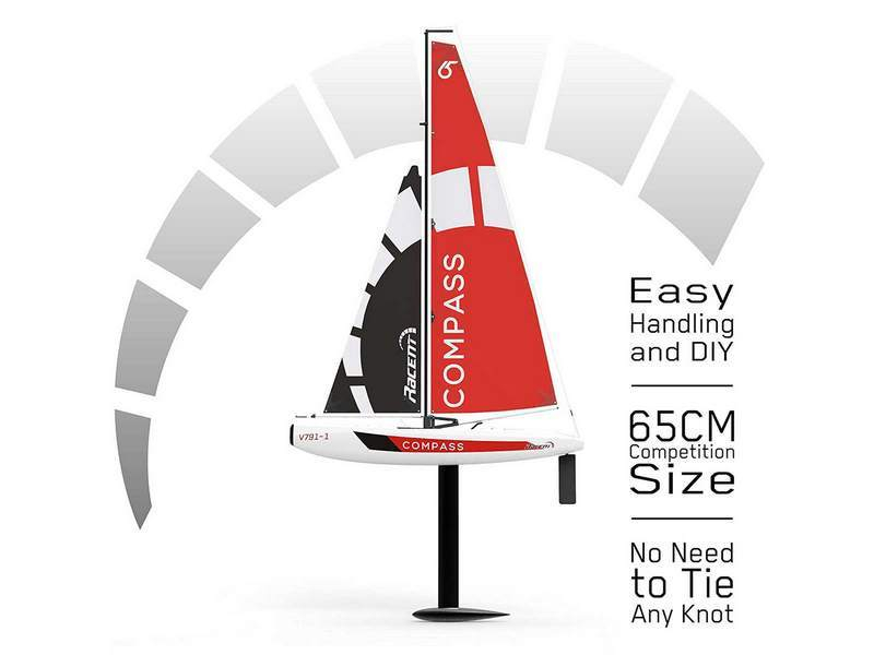 Радиоуправляемая яхта Volantex RC COMPASS 650 2.4G 2ch RTR Радиоуправляемая яхта Volantex RC COMPASS 650 2.4G 2ch RTR