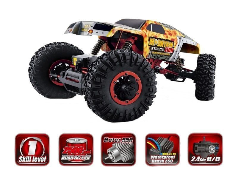 Радиоуправляемый краулер Remo Hobby Mountain Lion Xtreme 4WD 2.4G 1/10 RTR