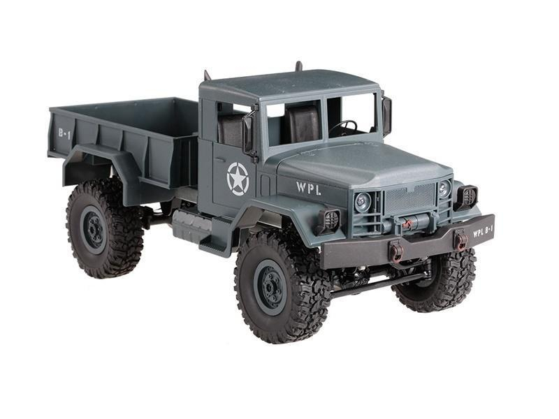 Радиоуправляемая машина WPL военный грузовик (серый) 4WD 2.4G 1/16 KIT Радиоуправляемая машина WPL военный грузовик (серый) 4WD 2.4G 1/16 KIT