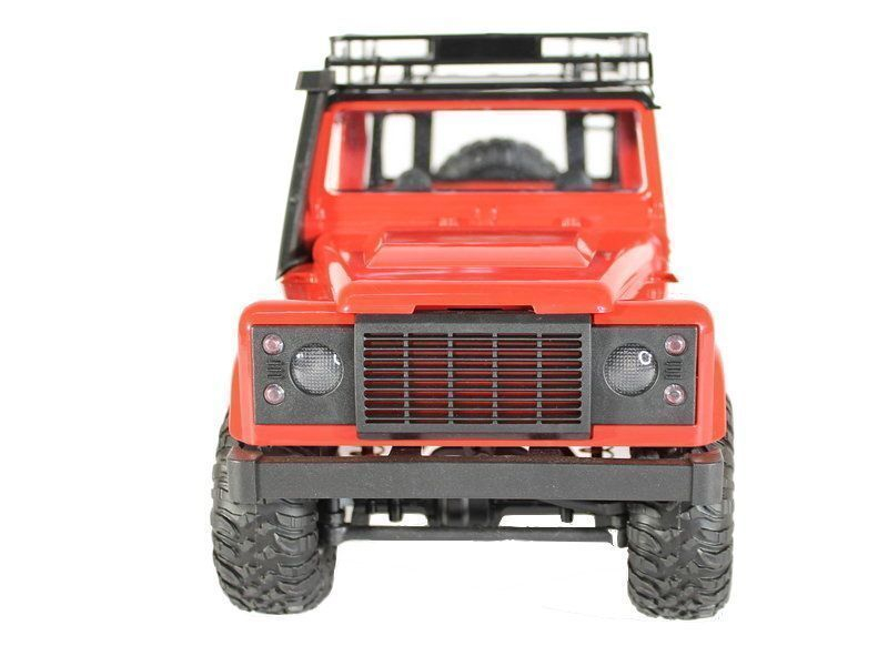 Радиоуправляемая машина MN MODEL английский внедорожник Defender (красный) 4WD 2.4G 1/12 RTR