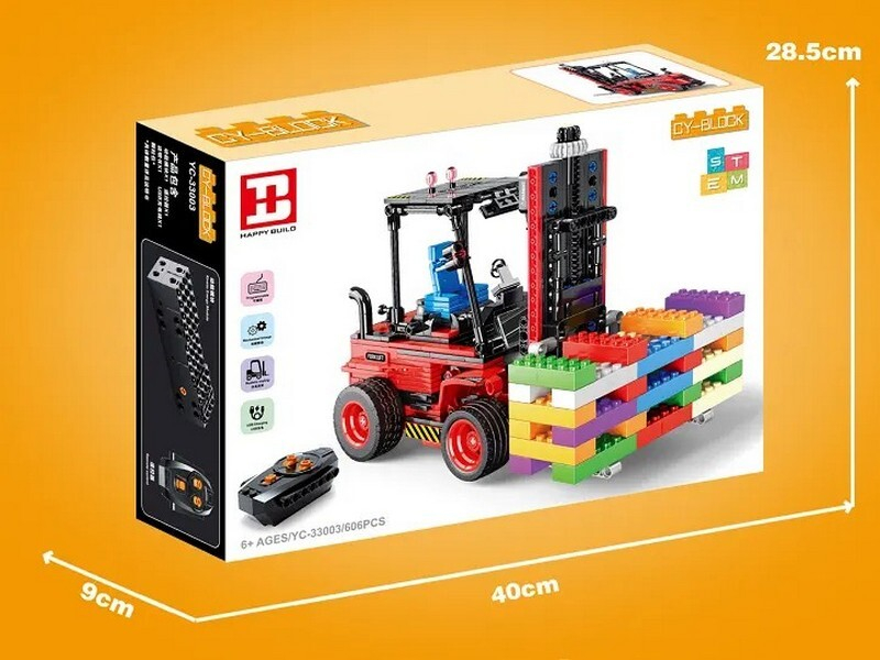 Радиоуправляемый конструктор RCM погрузчик (575+ деталей)