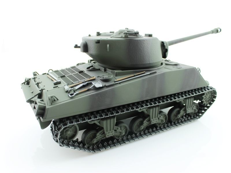 Радиоуправляемый танк Torro Sherman M4A3 76mm, 1/16 2.4G, ВВ-пушка, деревянная коробка