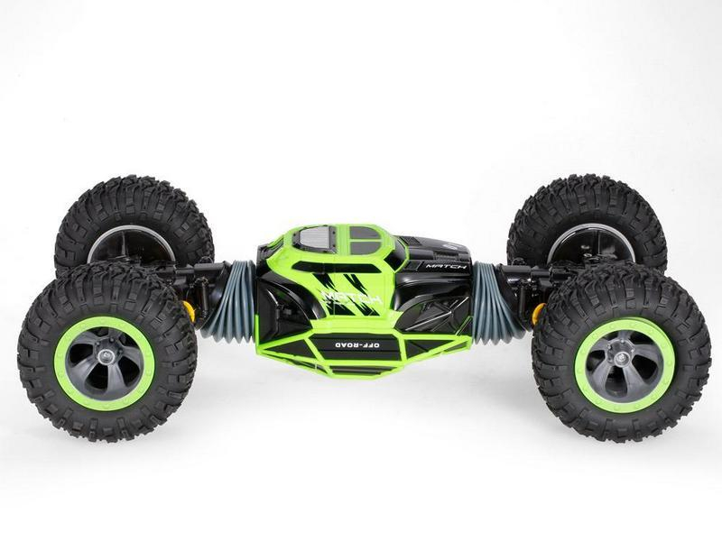 Радиоуправляемая машинка-перевертыш Hyper 2.4G 1/8 RTR (зеленая) + Ni-Mh и З/У