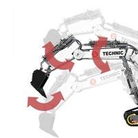 Радиоуправляемый конструктор RCM экскаватор (4342 детали)