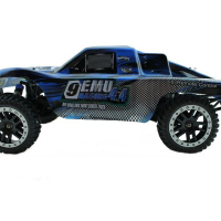 Радиоуправляемый шорт-корс Remo Hobby 9EMU Brushless (синий) 4WD 2.4G 1/8 RTR