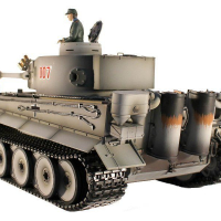 P/У танк Taigen 1/16 Tiger 1 (Германия, ранняя версия) HC 2.4G RTR серый