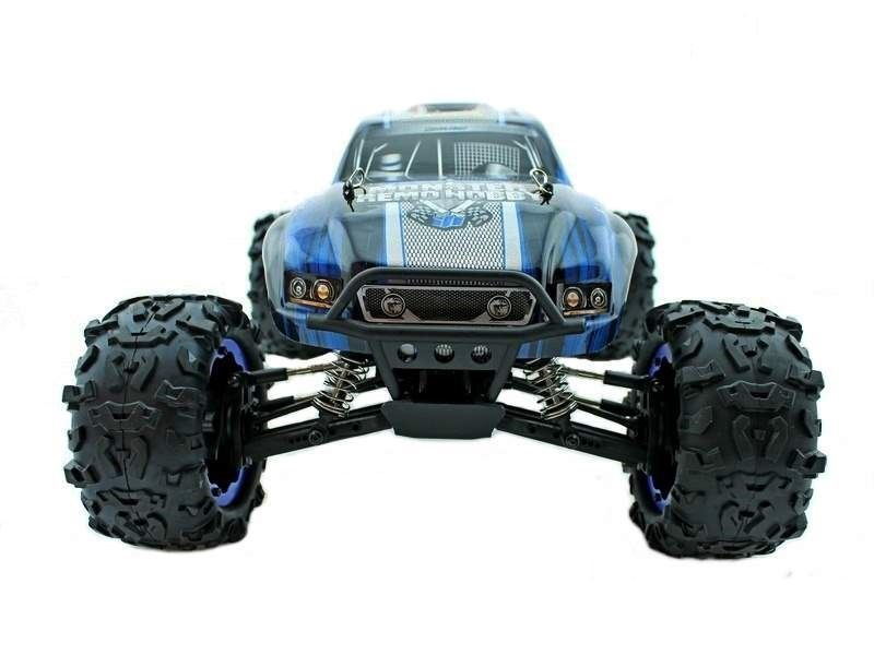 Радиоуправляемый монстр Remo Hobby Dinosaurs Master Brushless (синий) 4WD 2.4G 1/8 RTR